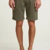 Hot River Woods Fancy katoen-linnen chinoshort rosemary -