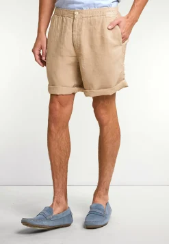 Best River Woods Fancy linnen short taupe -