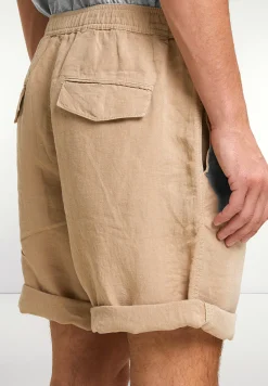 Best River Woods Fancy linnen short taupe -