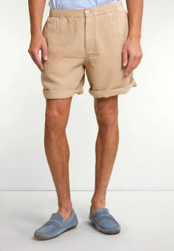 Best River Woods Fancy linnen short taupe -