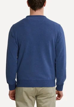 Online River Woods Fancy trui ronde hals denim mix -