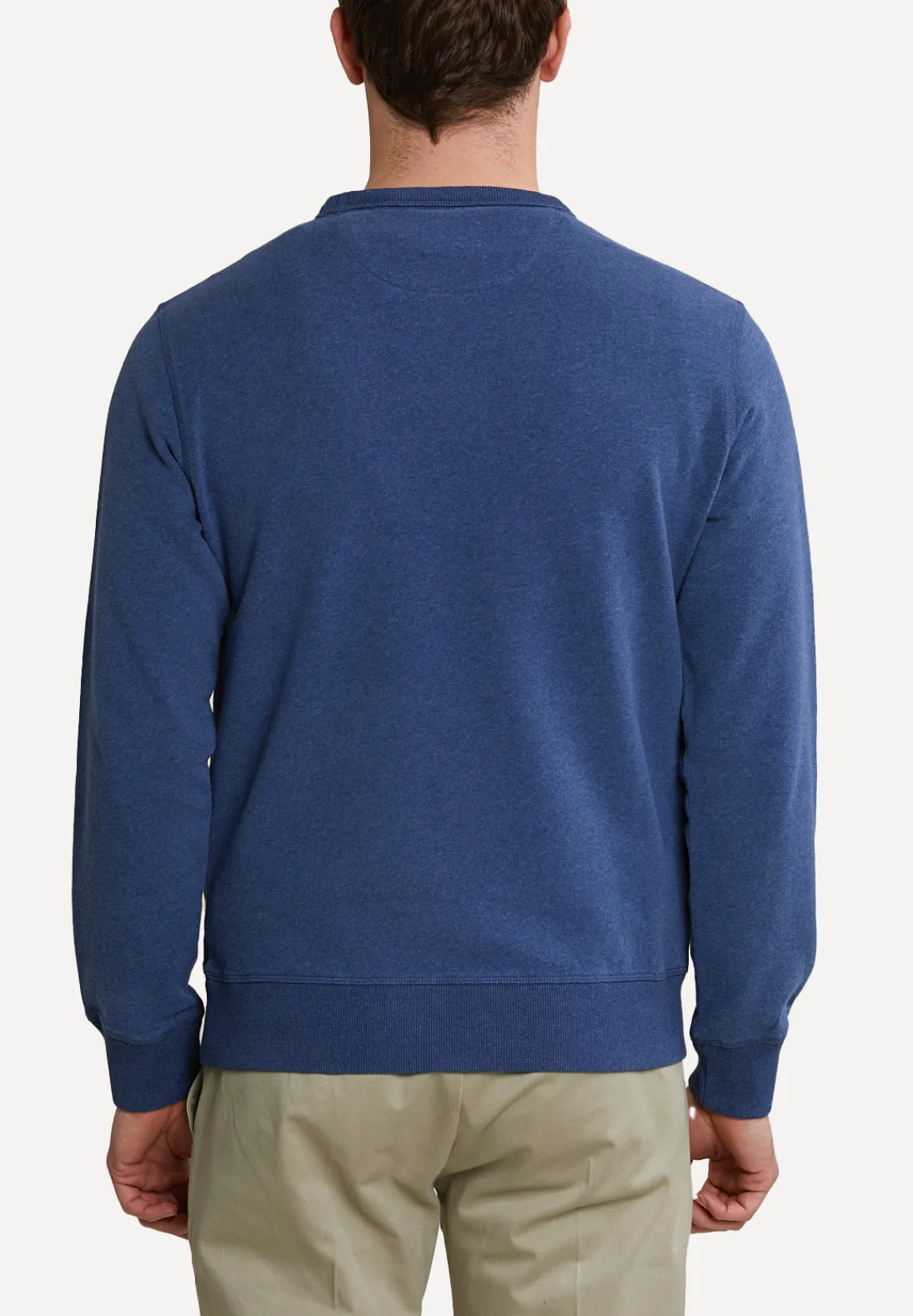 Online River Woods Fancy trui ronde hals denim mix -