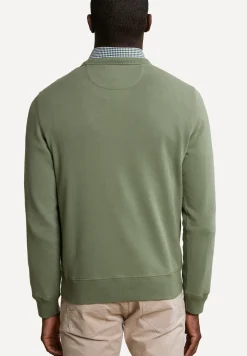 New River Woods Fancy trui ronde hals kaki -