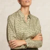 Sale River Woods Fantasie blouse lange mouwen kaki -