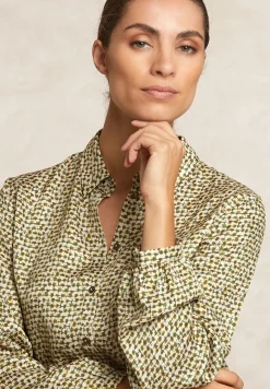 Sale River Woods Fantasie blouse lange mouwen kaki -