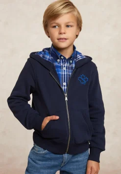 New River Woods Fantasie fleece hoodie admiral -