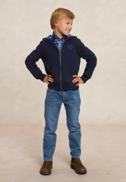 New River Woods Fantasie fleece hoodie admiral -