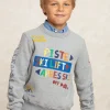 Sale River Woods Fantasie fleecetrui ronde hals castle mix -