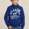 Sale River Woods Fantasie fleecetrui ronde hals blue beard -