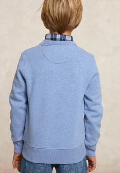 Outlet River Woods Fantasie fleecetrui ronde hals dk glacier mix -