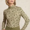 Outlet River Woods Fantasie rolkraag T-shirt lange mouwen multi -