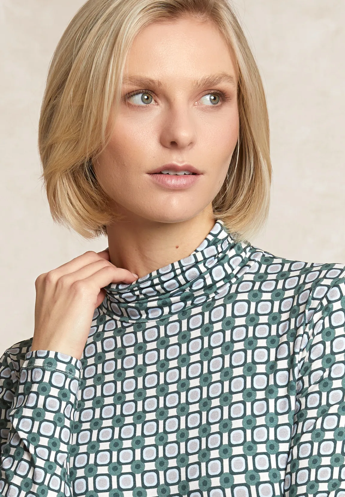 Sale River Woods Fantasie rolkraag T-shirt lange mouwen multi -