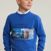 Sale River Woods Fantasietrui ronde hals blueberry -