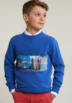 Sale River Woods Fantasietrui ronde hals blueberry -