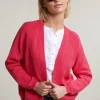 Clearance River Woods Fuchsia basic cardigan lange mouwen -