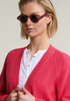 Clearance River Woods Fuchsia basic cardigan lange mouwen -