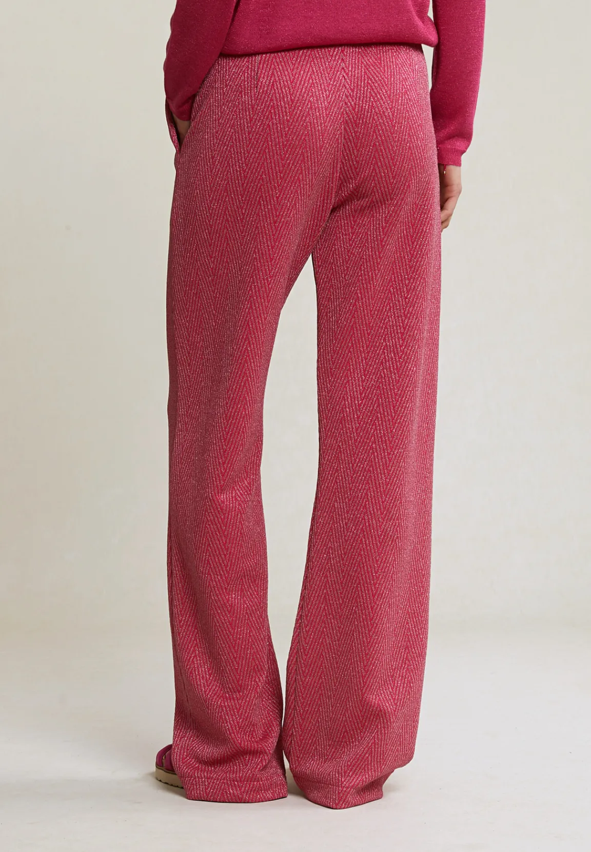 Clearance River Woods Fuchsia glitter fantasiebroek -