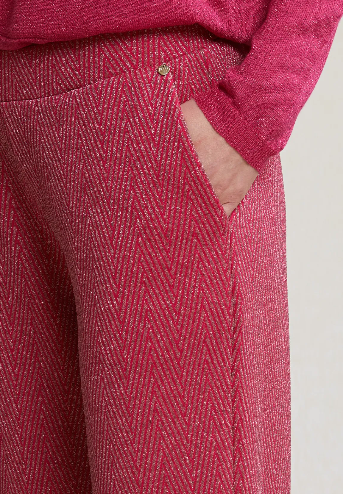 Clearance River Woods Fuchsia glitter fantasiebroek -