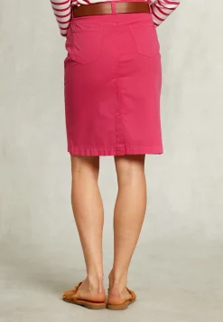 Discount River Woods Fushia effen midirok -