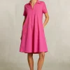 New River Woods Fushia katoenen polojurk -