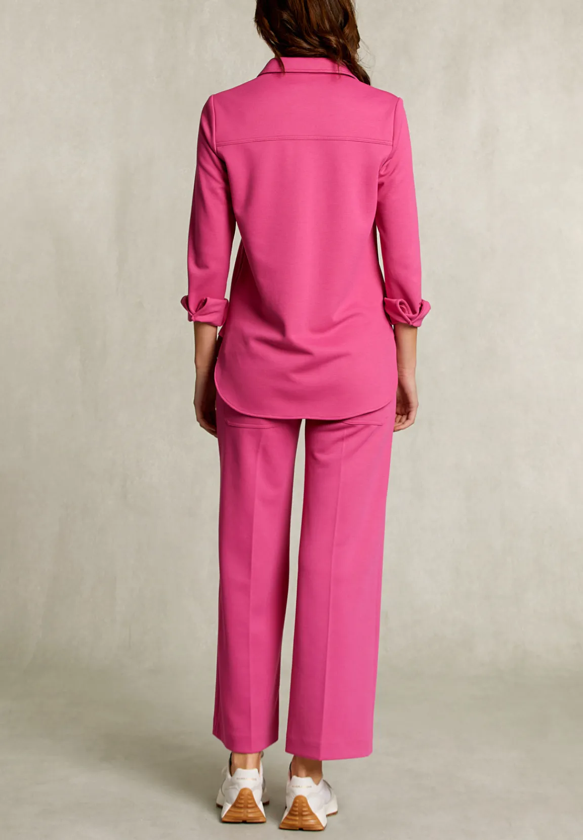 Discount River Woods Fushia oversized milano overhemd 2 zakken -