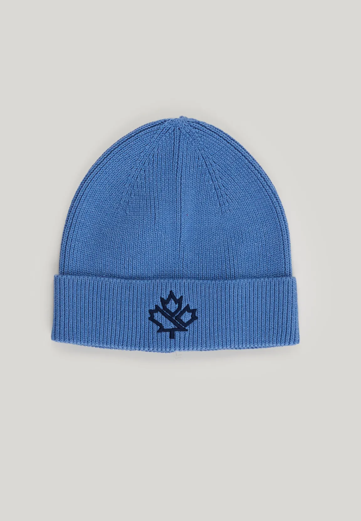 New River Woods Gebreide katoenen muts alpine blue mix voor jongens -
