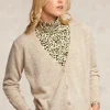 Outlet River Woods Geknoopte alpaca V-hals cardigan beige -