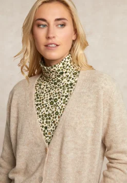 Outlet River Woods Geknoopte alpaca V-hals cardigan beige -