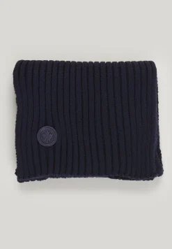 Online River Woods Geribde katoenen sjaal dark navy voor jongens -