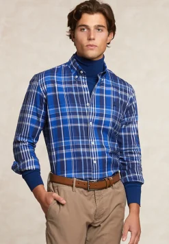 Fashion River Woods Geruit flanellen hemd blauw/grijs -