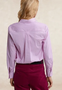 Sale River Woods Gestreepte blouse lange mouwen roze/wit -