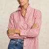 Online River Woods Gestreepte glitter blouse écru/rood -