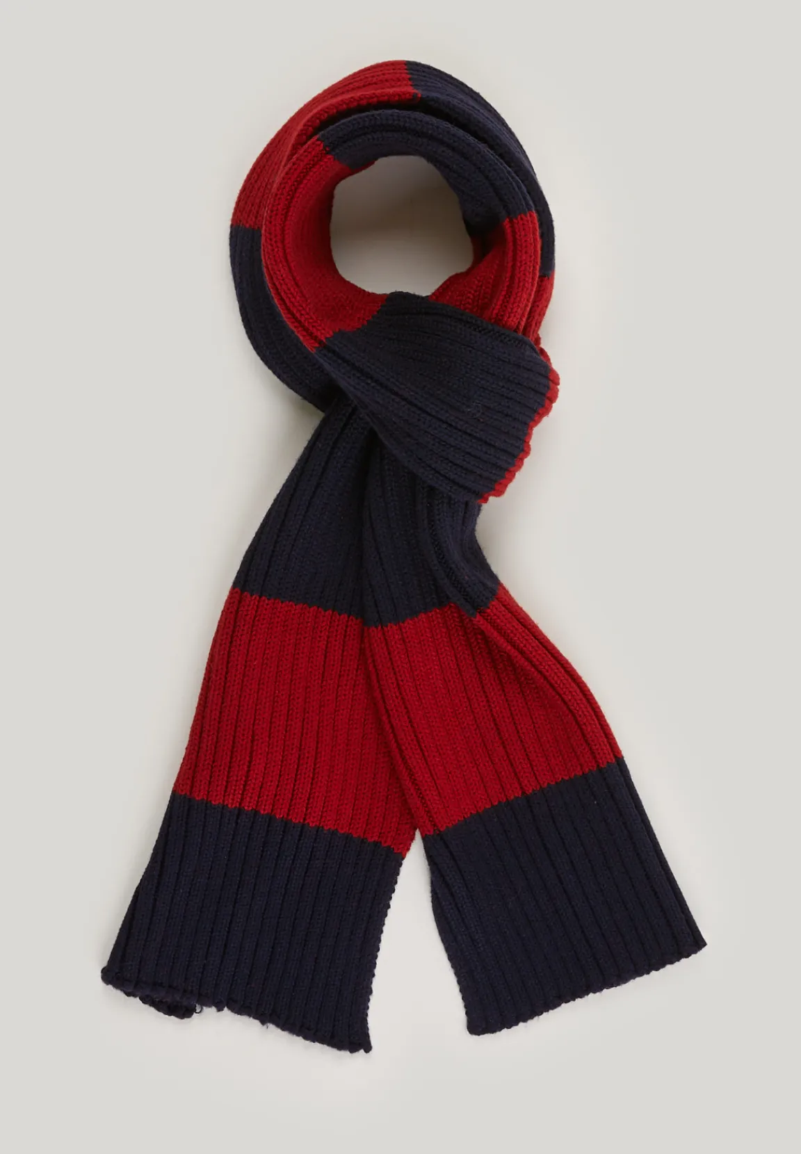 Online River Woods Gestreepte katoenen sjaal dk navy/aspen red voor jongens -