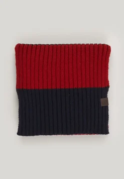 Online River Woods Gestreepte katoenen sjaal dk navy/aspen red voor jongens -