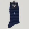 Online River Woods Gestreepte katoenen sokken storm blue -