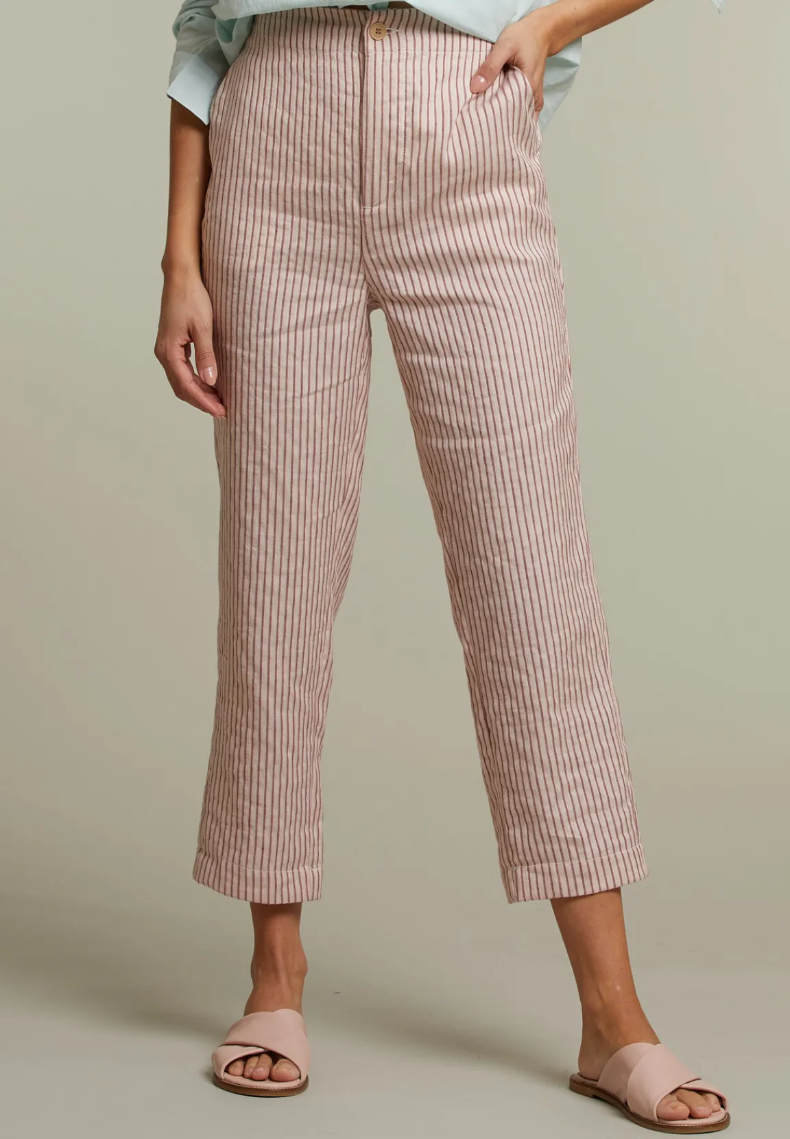 Hot River Woods Gestreepte multicolor broek -