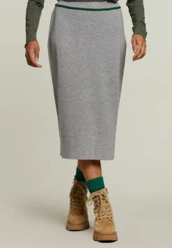 Discount River Woods Grijze midirok -