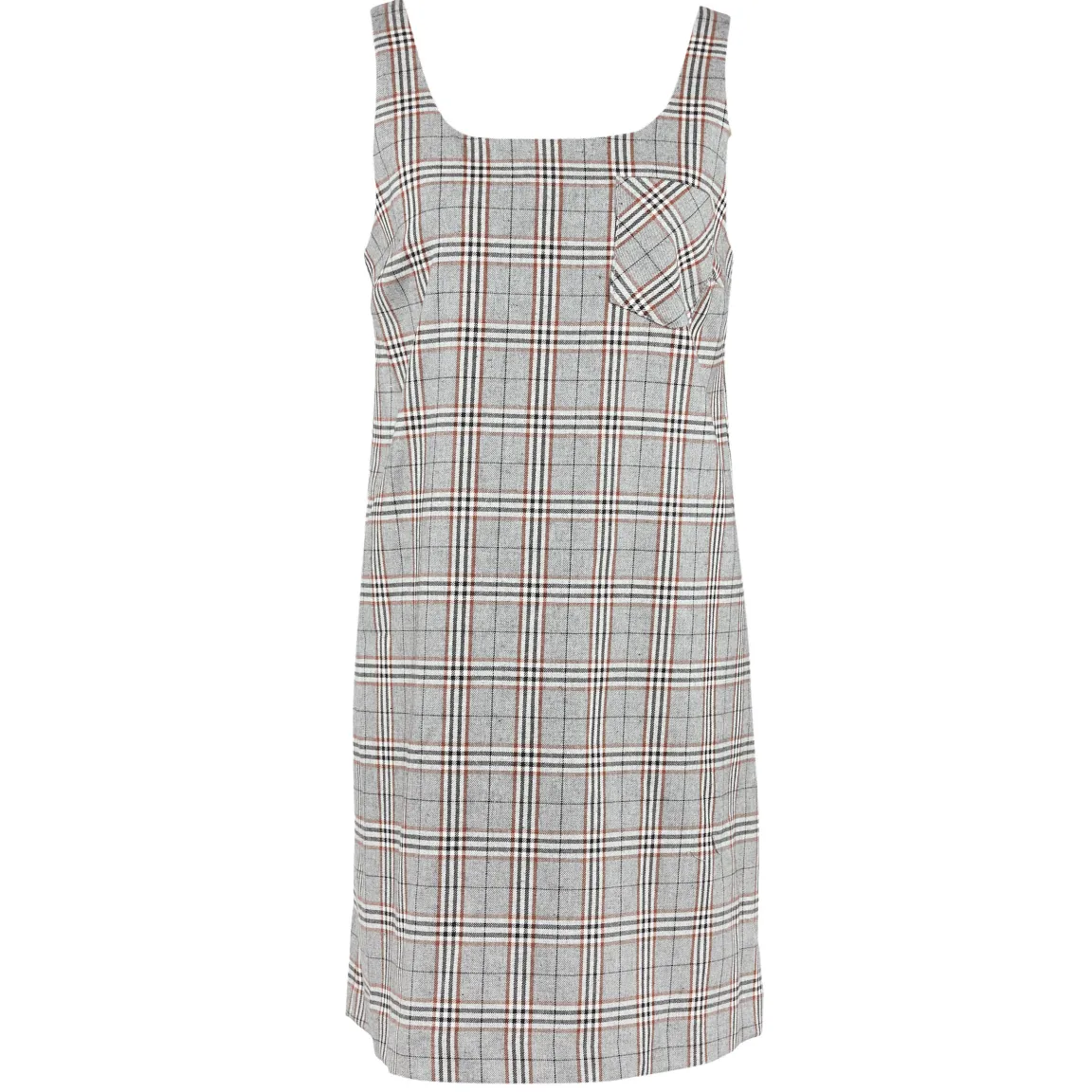 Discount River Woods Grijze mouwloze slipoverjurk -