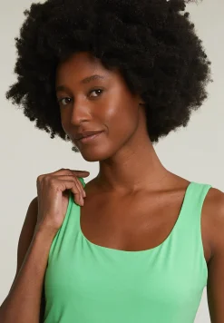 Sale River Woods Groen basic stretch topje -