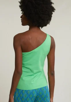 Discount River Woods Groene asymmetrische top -