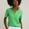 Outlet River Woods Groene basic klassieke polo korte mouwen -