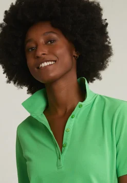 Outlet River Woods Groene basic klassieke polo korte mouwen -