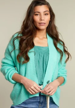 Online River Woods Groene cardigan met V-hals -