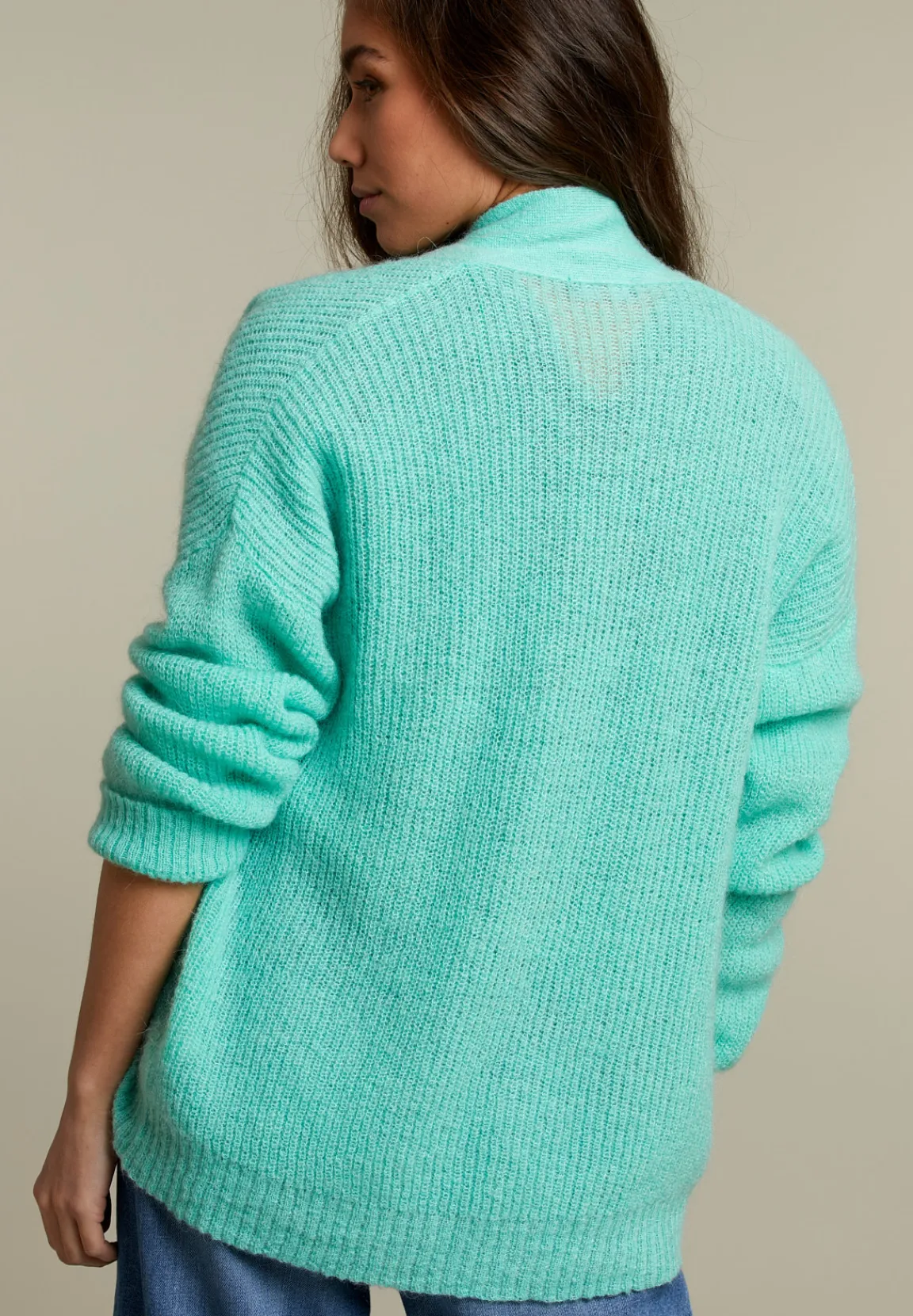 Online River Woods Groene cardigan met V-hals -