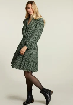 Clearance River Woods Groene fantasiejurk V-hals -