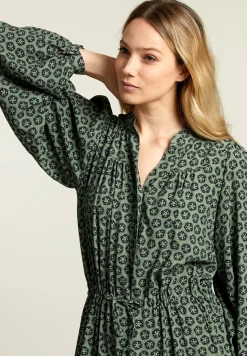 Clearance River Woods Groene fantasiejurk V-hals -