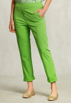 Sale River Woods Groene katoenen broek elastische taille -