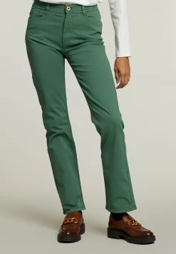 Clearance River Woods Groene lange broek 5-zakken -
