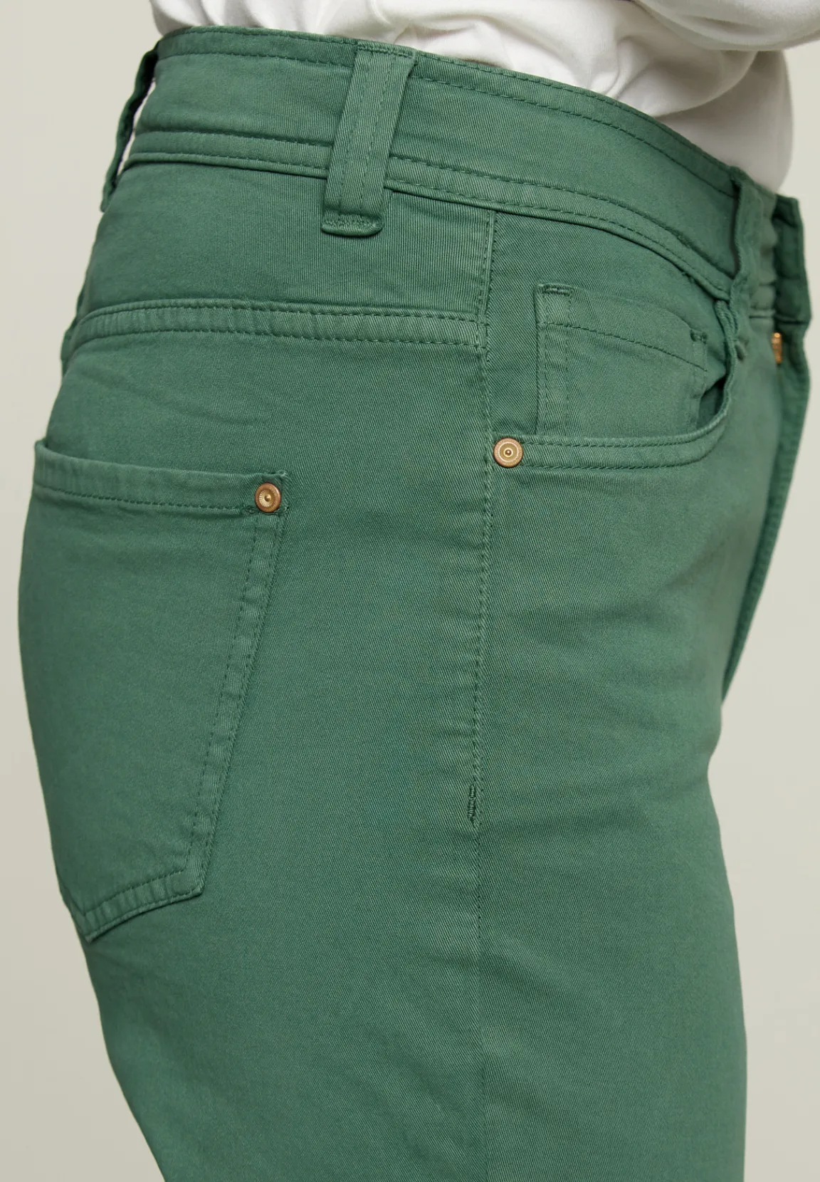 Clearance River Woods Groene lange broek 5-zakken -