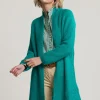 New River Woods Groene lange cardigan lange mouwen -